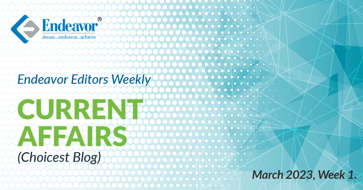 Weekly Current Affairs